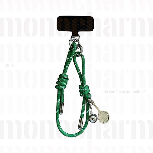 Yeşil Telefon Charm | Aksesuar