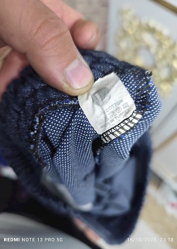 Kadın Gri Kemerli Kısa Denim Pantolon - Görsel 5