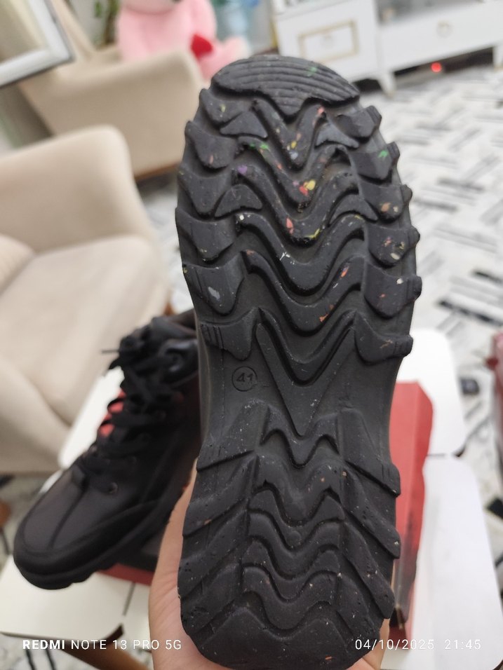 Siyah Deri Erkek Günlük Sokak Stili Botları - Görsel 4