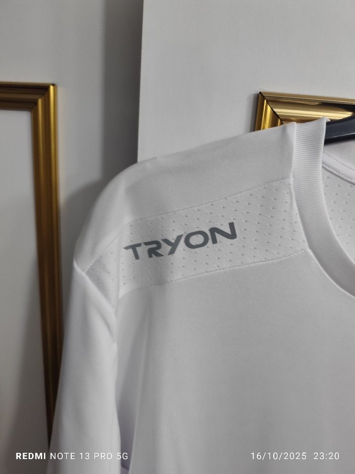 Erkek Beyaz Kısa Kollu Spor Tişört - Görsel 5