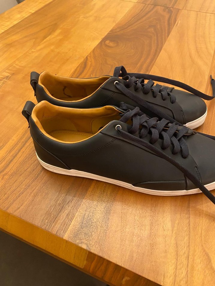 Siyah Bağcıklı Erkek Spor Ayakkabı - Görsel 4