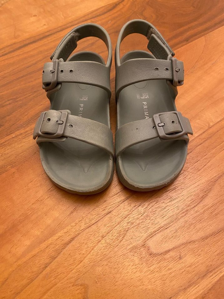 Yeşil Tokalı Cırtcırtlı Erkek Çocuk Terlik - Görsel 2