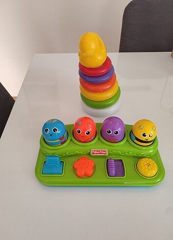 Fisher Price 4 parça eğitici oyuncak