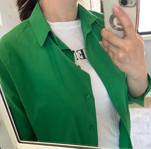 Oversize Gömlek - Görsel 5