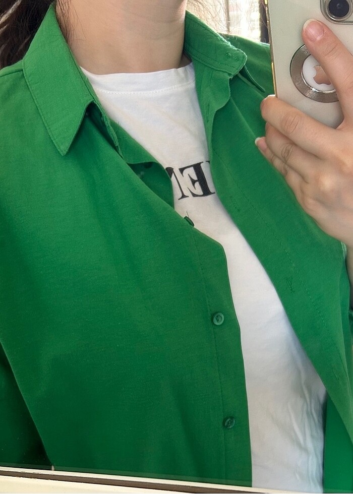 Oversize Gömlek - Görsel 5