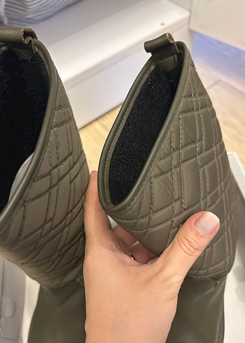 Yargıcı haki yeşili çizme - Görsel 6