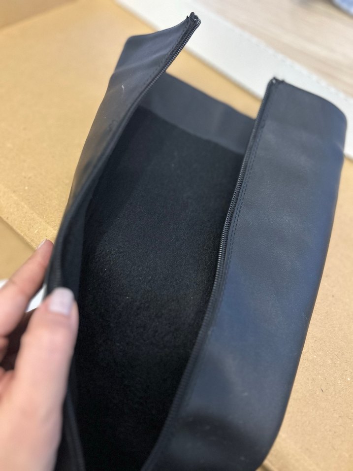 Kadın Siyah Deri Dizaltı Topuklu Bot - Görsel 2