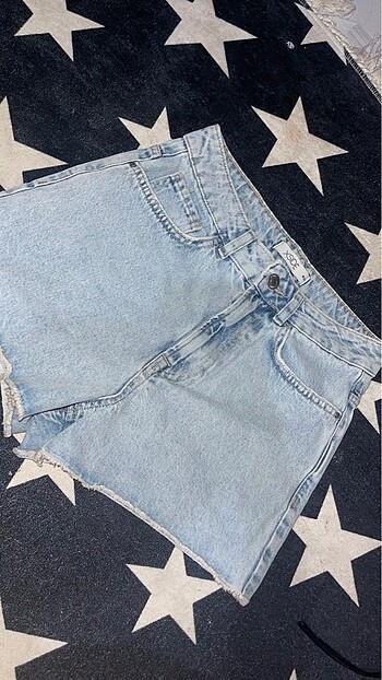 Denim&Co mavi şort