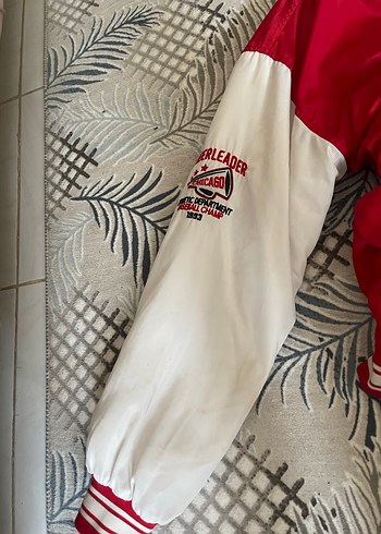 Kırmızı bombur Ceket - Görsel 3