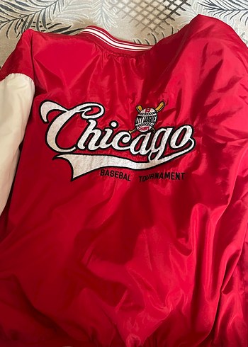 Kırmızı bombur Ceket - Görsel 4