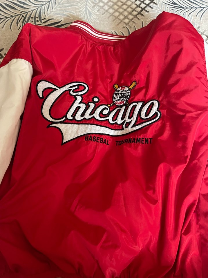 Kırmızı bombur Ceket - Görsel 4