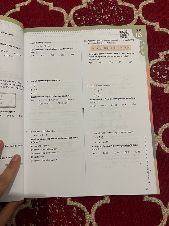 TYT Matematik Soru Bankası SYM - Görsel 2