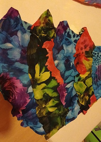 Kadın Çok Renkli  Bohem Elbise - Görsel 2