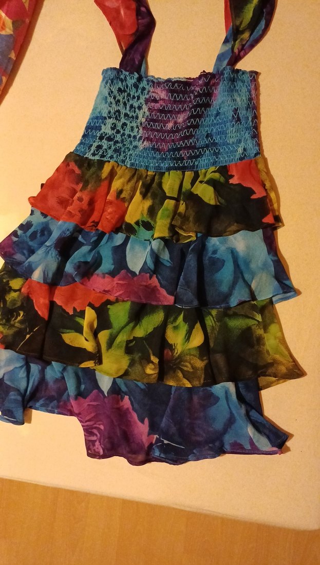 Kadın Çok Renkli  Bohem Elbise - Görsel 5