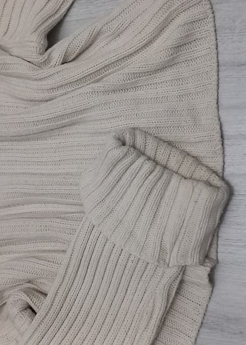 Gri Boğazlı triko kazak - Görsel 2