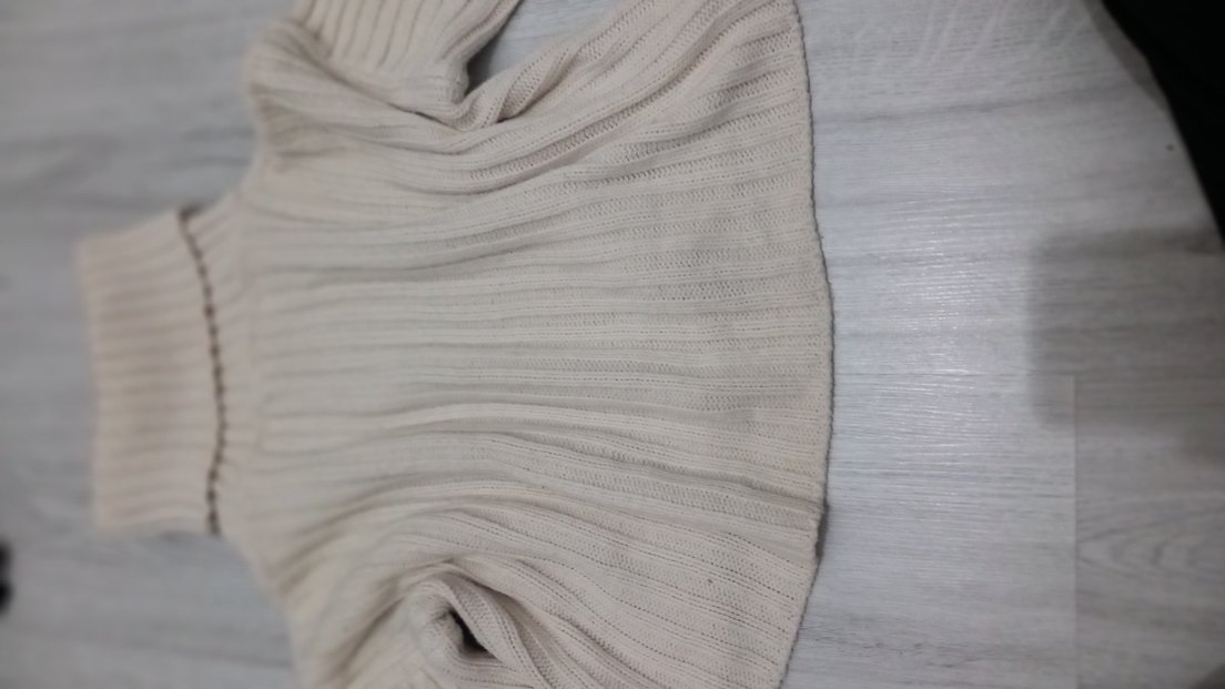 Gri Boğazlı triko kazak - Görsel 4