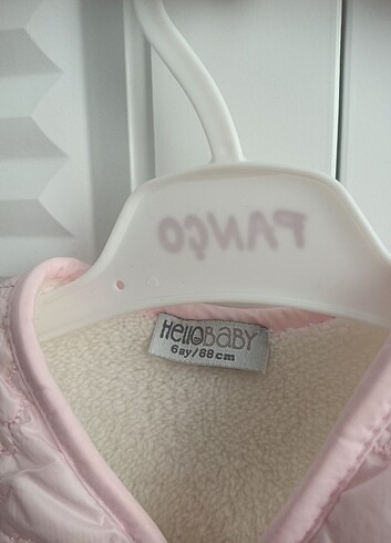 6-9 Ay Beden Hellobaby pembe yelek