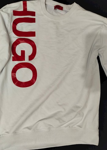 HUGO Beyaz Erkek Sweatshirt - Görsel 2
