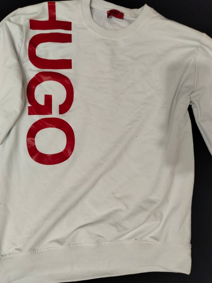 HUGO Beyaz Erkek Sweatshirt - Görsel 2