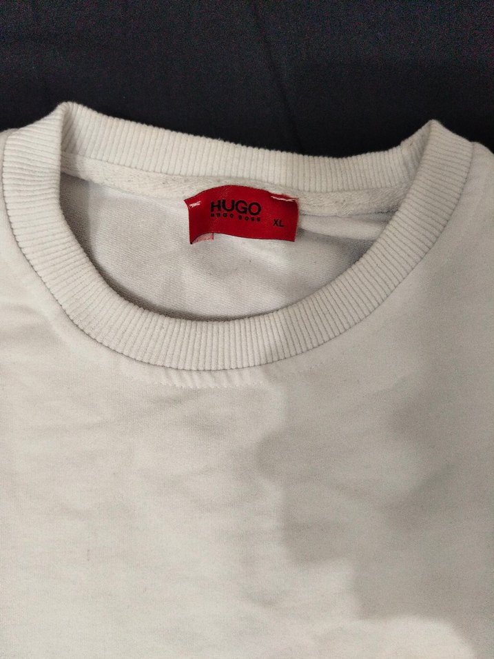 HUGO Beyaz Erkek Sweatshirt - Görsel 3