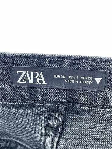 36 Beden siyah Renk Zara Jean / Kot %70 İndirimli.