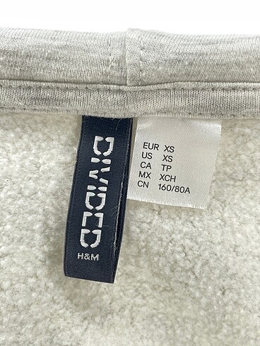 xs Beden gri Renk H&M Hırka %70 İndirimli.