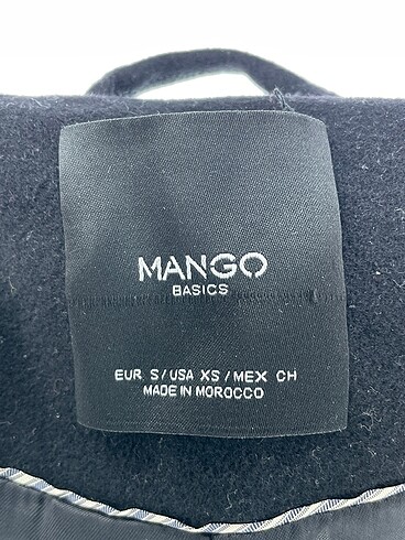 s Beden siyah Renk Mango Kaban %70 İndirimli.