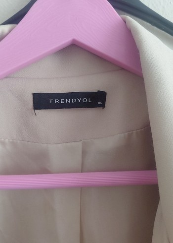 Bej Düğmeli Kadın Blazer Ceket - Görsel 3