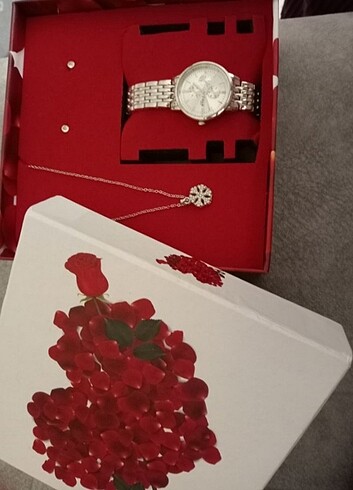 Bayan Hediye Kol Saati Seti - Görsel 6