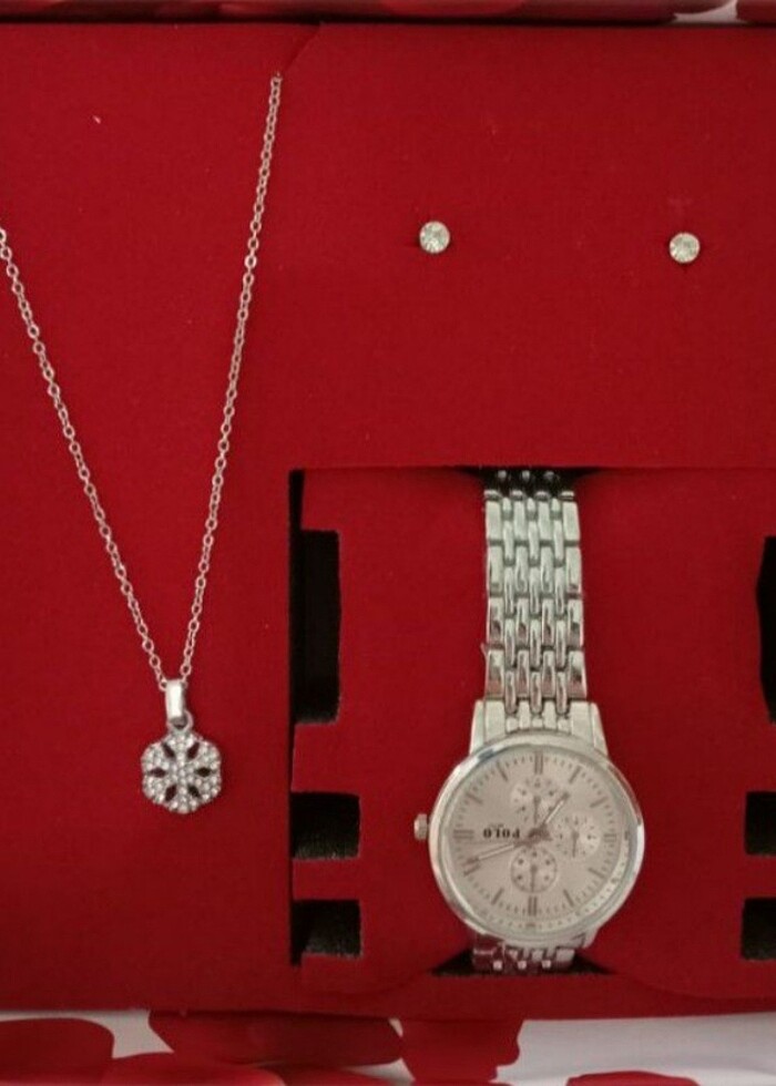 Bayan Hediye Kol Saati Seti - Görsel 3