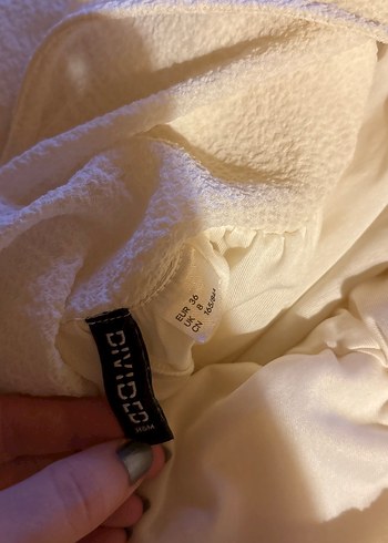 Bej Keten Kadın tulum - Görsel 5