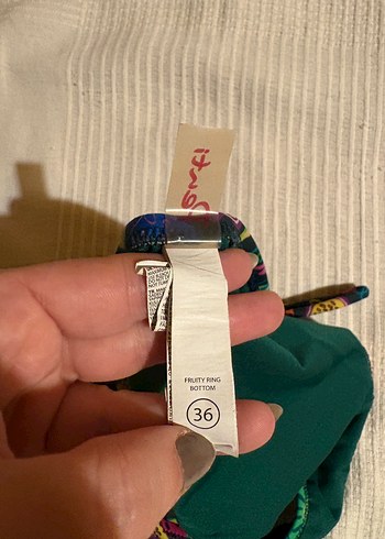 Renkli Desenli Kadın Bikini Altı - Görsel 3