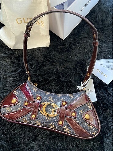 Guess Guess mintha bordo çanta orjinal