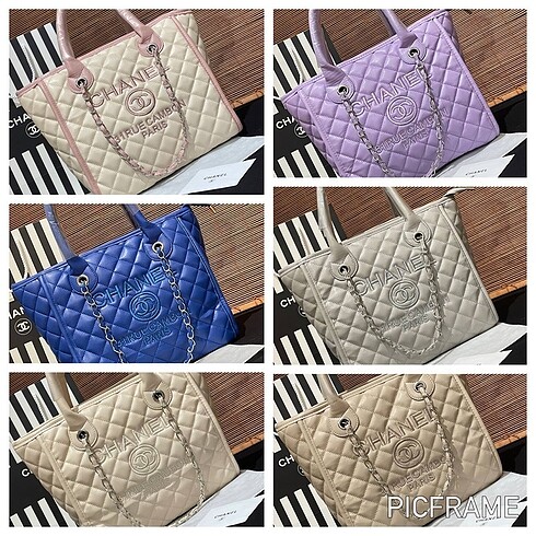 Chanel Chanel Astarlı Fermuar kapamalı Uzun askı yok ÖLÇÜ: 27*26