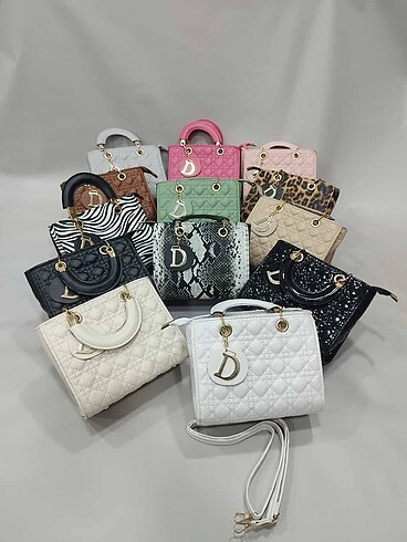 Dior Dior Astarlı Fermuar kapamalı Uzun ayarlanabilir askılı ÖLÇÜ: