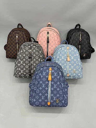 Beden Louis Vuitton Sırt çantası Astarsız 2 gözlü Fermuar kapamalı