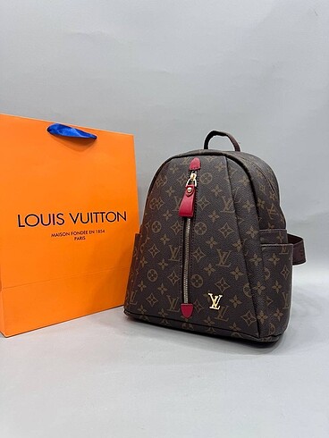Louis Vuitton Sırt çantası Astarsız 2 gözlü Fermuar kapamalı