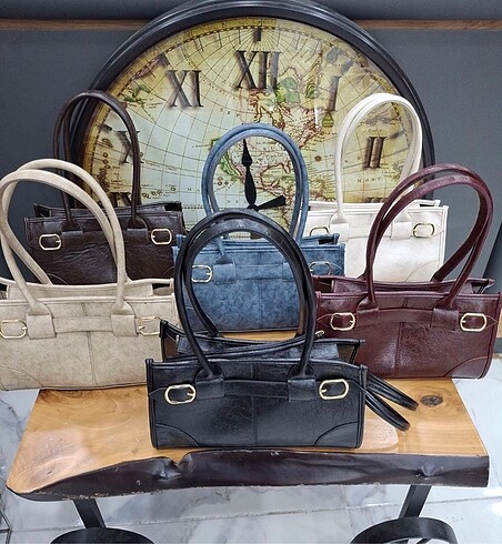 American Vintage Astarsız Fermuar kapamalı Uzun ayarlanabilir ÖLÇÜ: 33*18