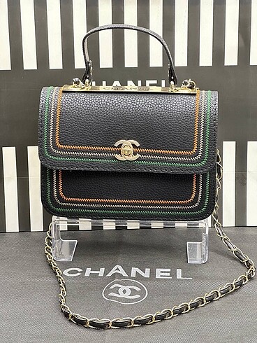 Chanel Astarsız 3 gözlü Uzun ayarlanabilir askılı Kilit kapama