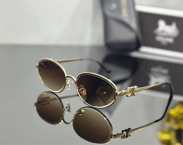CELİNE Gözlük+Kutu+Kılıf+Temizleme Bezi Sunglasses+Box+Case+Clea