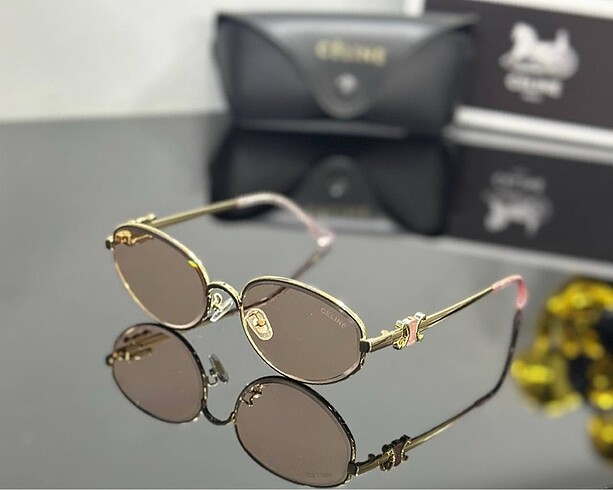 CELİNE Gözlük+Kutu+Kılıf+Temizleme Bezi Sunglasses+Box+Case+Clea