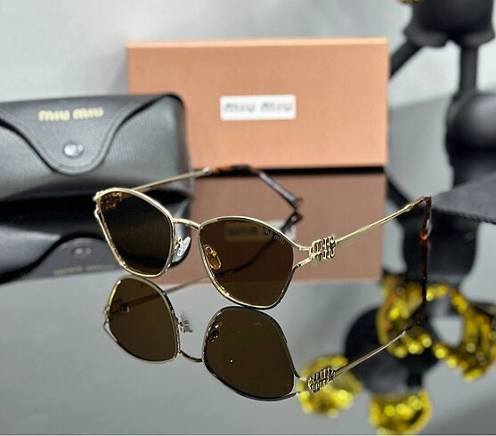 Miu Miu Gözlük+Kutu+Kılıf+Temizleme Bezi Sunglasses+Box+Case+Cl