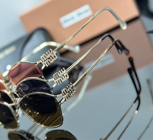 Beden Miu Miu Gözlük+Kutu+Kılıf+Temizleme Bezi Sunglasses+Box+Case+Cl