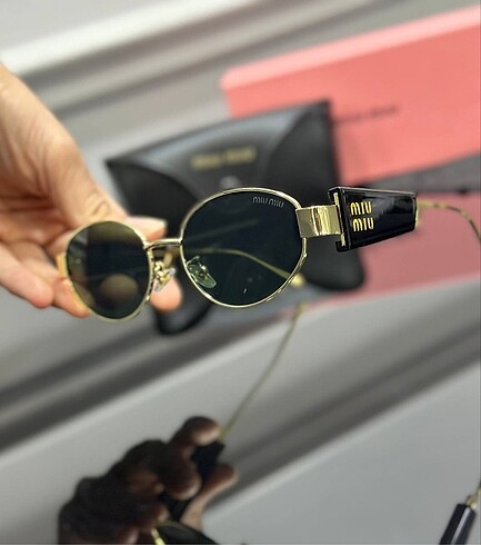 Beden MİU MİU Gözlük+Kutu+Kılıf+Temizleme Bezi Sunglasses+Box+Case+C