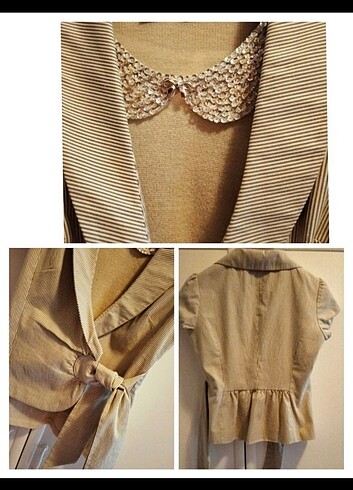ORJ. A.TAYLOR İÇ ETİKETLİ KEMERLİ BLAZER
