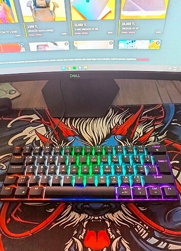 T60 blue/mavi switch mekanik klavye