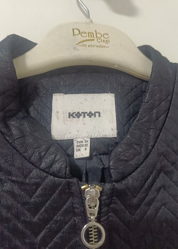 34 Beden Dik Yaka Siyah Deri Kadın Ceket