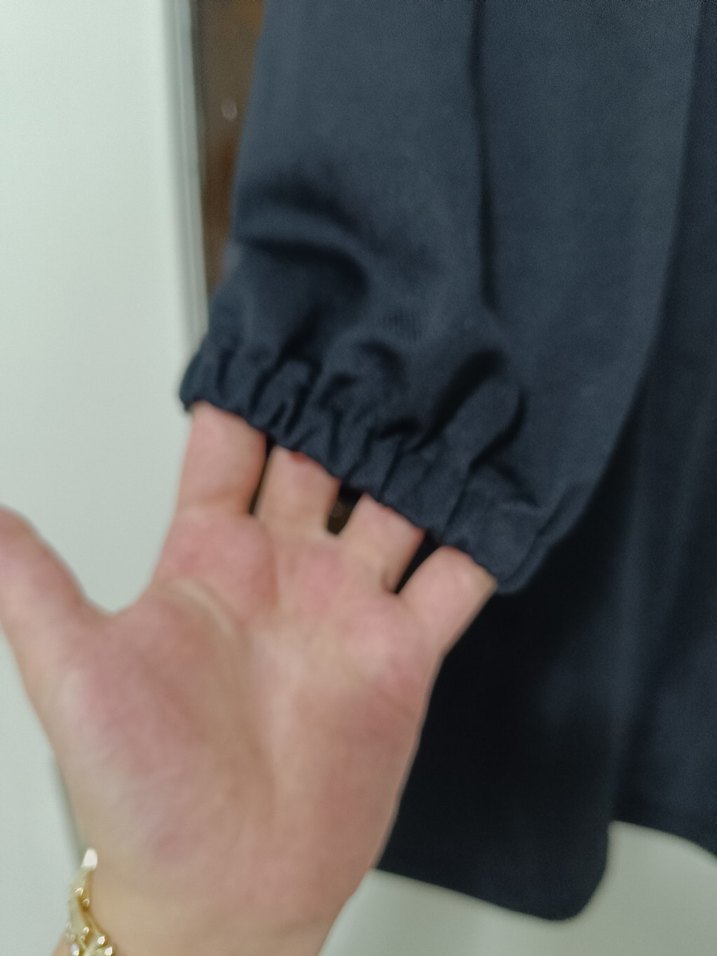 Kadın Siyah Uzun ceket - Görsel 3