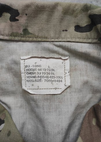 USA ordu istihkak multicam gömlek - Görsel 6