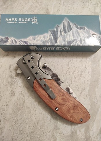 HapsBugs Ayı Kartal Desenli otomatik çakı - Görsel 4